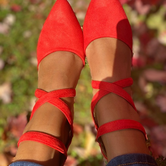 Women red heels - Picture 4 of 4